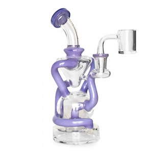 Gear Premium - 8"PURPLE SLYME DUAL UPTAKE CON RECYCLER