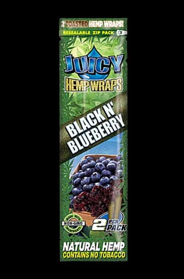 We Roll With It - Juicy Hemp Wraps - Black N' Blueberry - Black N' Blueberry Main Image