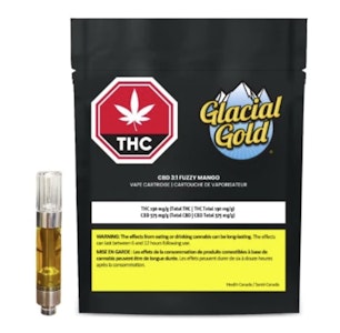 Glacial Gold - CBD 3:1 Fuzzy Mango Cart - 1g