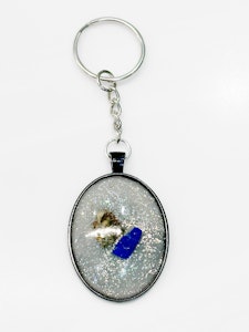 Bud Kitten - Bud Kitten Lapis Lazuli Oval Keychain