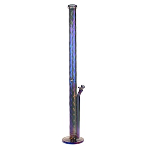 West Coast Gifts - ACC-36" BLUE METALLIC TERMINATOR FINISH GOLIATH TWIST STRAIGHT TUBE