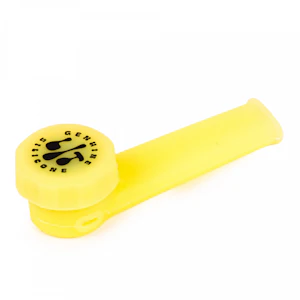 Accessories - 3.5" Silicone Hand Pipe YELLOW