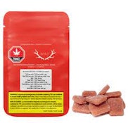 REAL FRUIT STRAWBERRY 20:1 CBD GUMMIES - 10X4G