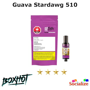 BoxHot - BOXHOT 1000 Guava Stardawg 1.2 g Prefilled Vape Cartridge