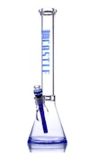 Castle Glassworks 18" 9mm Blue Beaker Bong CBG20
