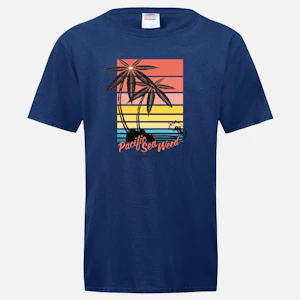Pacific Sea Weed Cannabis Co. - PSW Sunset Limited Edition T-shirt - Navy - M