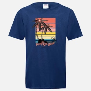 Pacific Sea Weed Cannabis Co. - PSW Sunset Limited Edition T-shirt - Navy - L