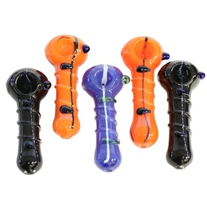 Infyniti - Glass Spoon Pipe - Heavy 4" - Various Colours