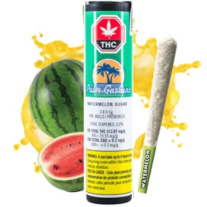 Palm Gardens Cannabis Company - Watermelon Sugar 3x0.5g Pre-Rolls