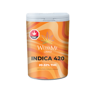Weed Me Grind - Weed Me Indica 420 20 x 0.4g Pre-Rolls