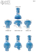 White Rhino Carb-It Silicone Carb Cap