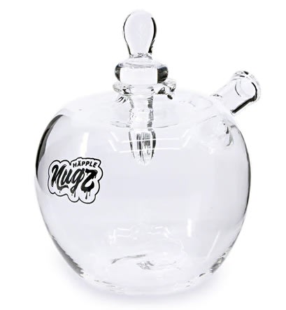 Nugz Happle Glass Hash Pipe