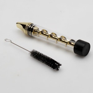 Oil & Grass - Pipe- Glass Blunt with Corkscrew Twist