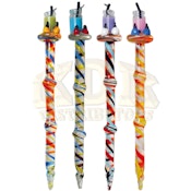 Bubble Tea Glass Dabber Assorted Colors