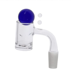Puff Pipes - 14mm Male 90 Quartz Spinner w/ Balls