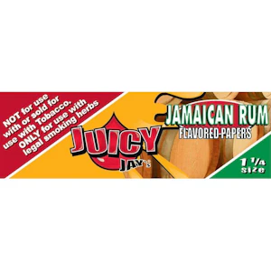 Juicy Jay's  - 1 1/4 FLAVOURED ROLLING PAPER - JAMAICAN RUM
