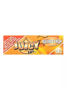 Juicy Jay's  - 1 1/4 FLAVOURED ROLLING PAPER - PEACHES & CREAM