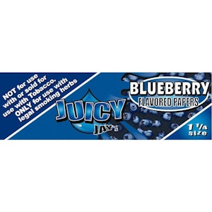 Juicy Jay's  - 1 1/4 FLAVOURED ROLLING PAPER - BLUEBERRY