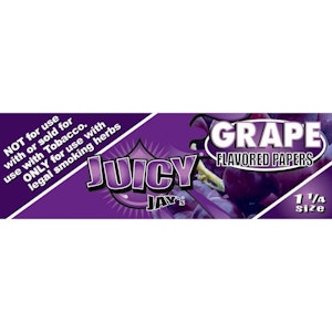 Juicy Jay's  - 1 1/4 FLAVOURED ROLLING PAPER - GRAPE