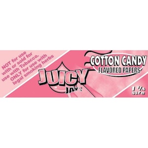Juicy Jay's  - 1 1/4 FLAVOURED ROLLING PAPER - COTTON CANDY