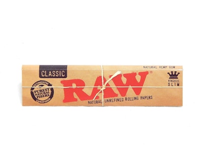RAW - CLASSIC KING SIZE ROLLING PAPER - SLIM