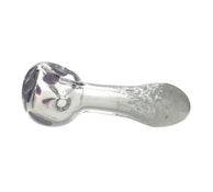3" Blue Frit Mouthpiece with Dotted Head Peanut