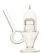 Hash Glass Bong White