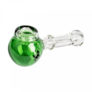 Red Eye Glass  - HONEYWELL HAND PIPES W/ HONEYCOMB SCREEN BOWL - GREEN