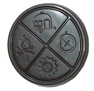 The Hazy Camper - CALMING CRANBERRY ORGANIC DARK CHOCOLATE - 7.5