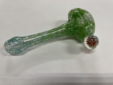 Large Glass Pipe - Green