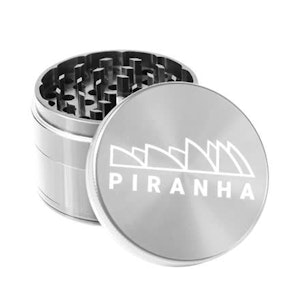 Piranha - 4-PIECE POLLINATOR GRINDER - 2.2" - SILVER
