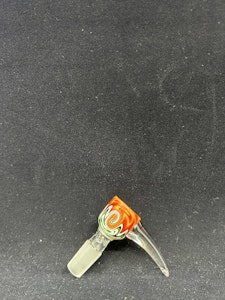 Sunrise Cannabis Headshop - ORANGE WIG WAG BOWL - 14MM