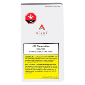 National Cannabis Distribution - Atlas Thrive Vanilla Mint CBD Gum
