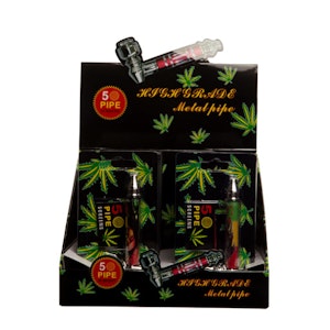 Yolo Cannabis - Managment Corp - High Grade Marley Large Metal Hand Pipe w/ Screens