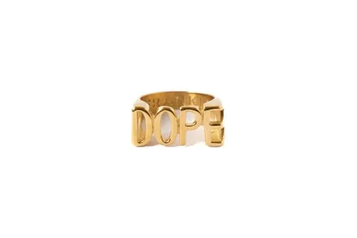 Frankie Smoke - Gold Dope Ring - Size 8 Main Image