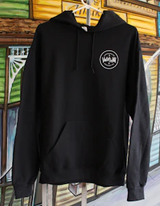 Violet Wild  - Violet Wild Hoodie - Black w/ White Logo - Medium