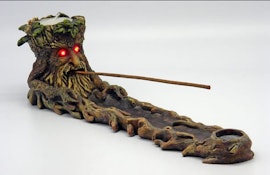 Green Man LED Incense Burner