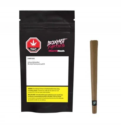 BOXHOT Fatties - BOXHOT Fatties - Cherry Kush Distillate Infused Blunt Main Image