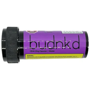 Budnkd - BUDNKD - CBGA FLOWER 25mg CAPSULES