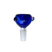 Male Join Bubble Glass Bowl (BLUE)