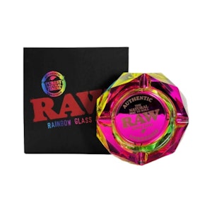 RAW - Raw - Rainbow Glass Ashtray