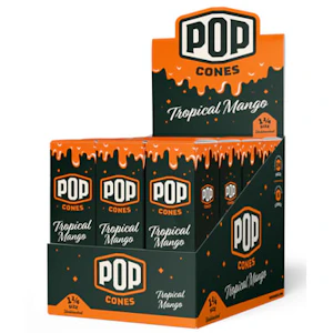 T CANN MGMT CORP - Pop 1 1/4 Pre-rolled Cones with Tropical Mango Flavoured Tips