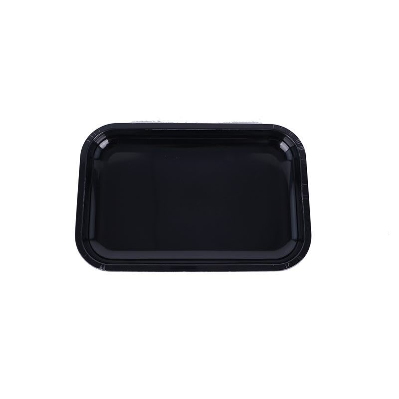 medium black tray