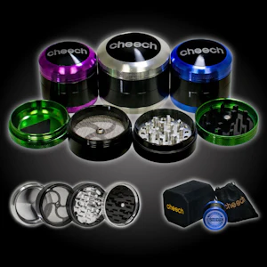 Cheech - Cheech Classic Grinder/Large/Silver