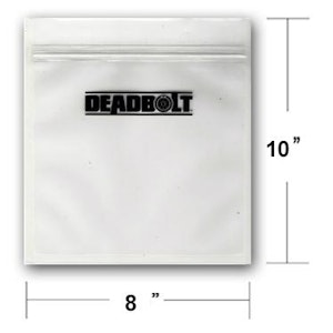 Deadbolt - Deadbolt Smell Proof Bag - 8x10"