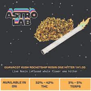 Astrolab - One Hitter 2g Live Rosin Infused Milled Flower