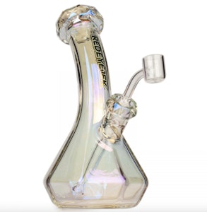 Accessories - 8" Rainbow Carina Lean Back Metallic Terminator Beaker Base Dab Rig