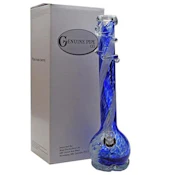 Premium Softglass Genuine Pipe Co Bong 16" Heavy Base & Worked Top (Blue)