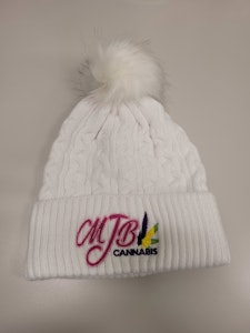 CAP-ABILITIES - WHITE POM POM TOQUE