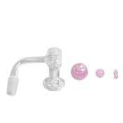14mm 90 Degree Quartz Banger set